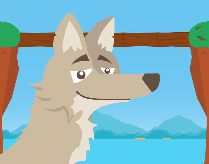 Coyote bridge crossing game