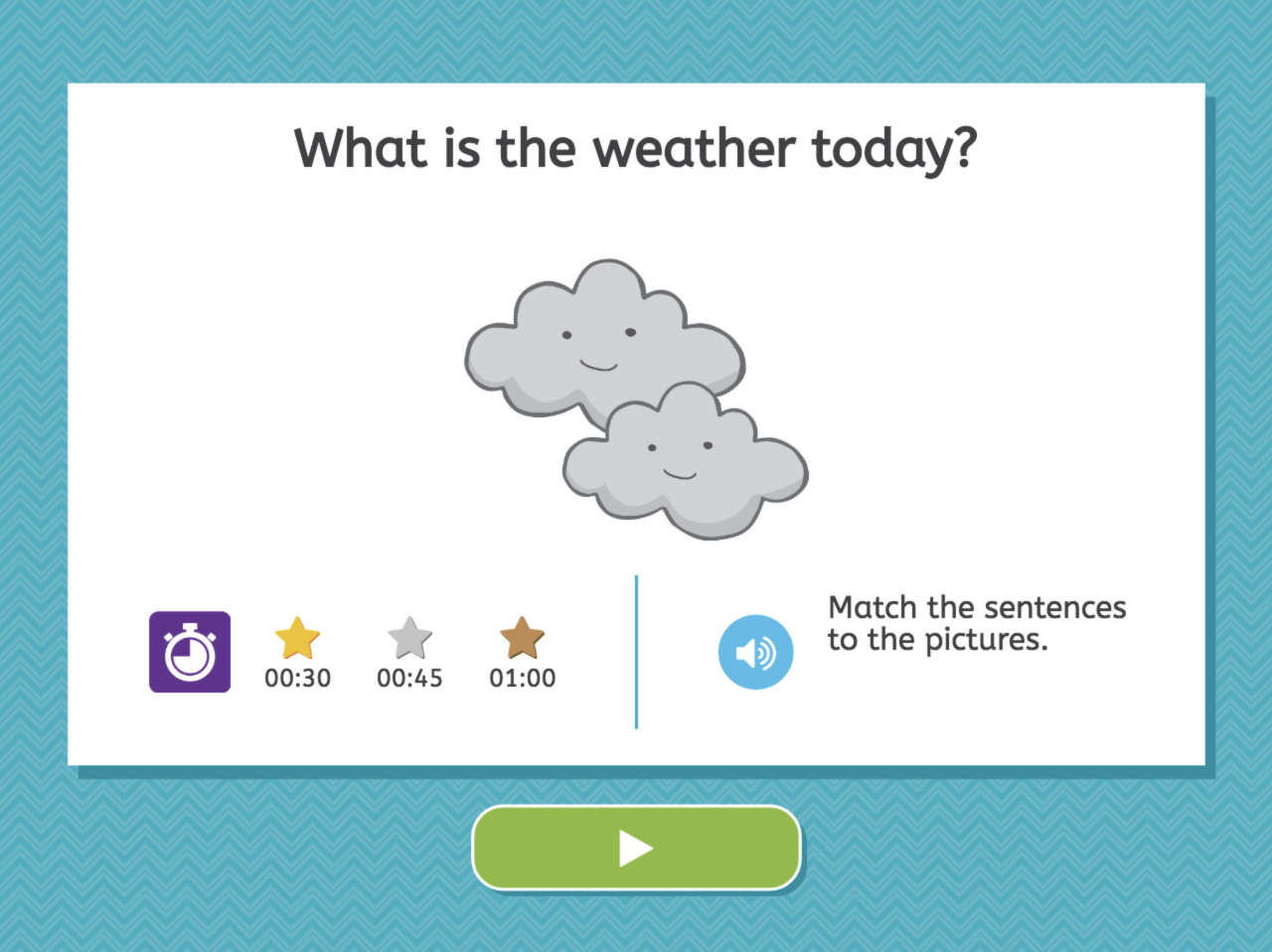 What is the weather today - Quiz screenshot