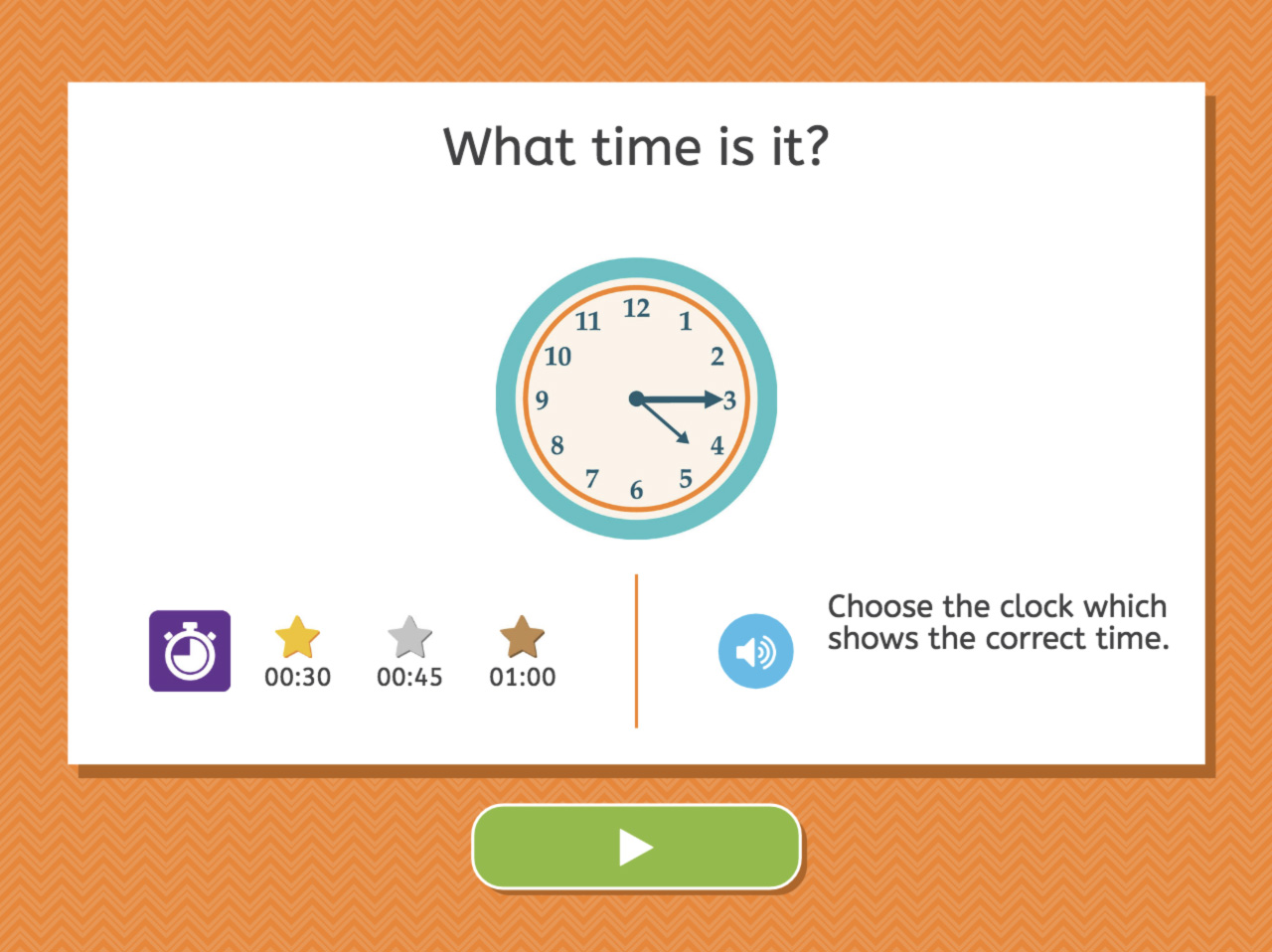 What time is it? - Quiz screenshots