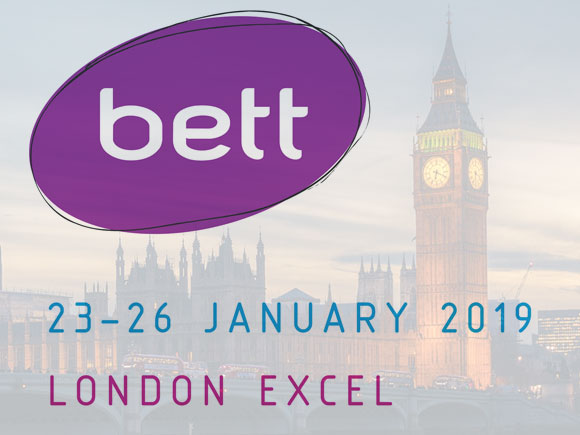 Meet us at BETT 2019 London Excel 23-26 January 2019